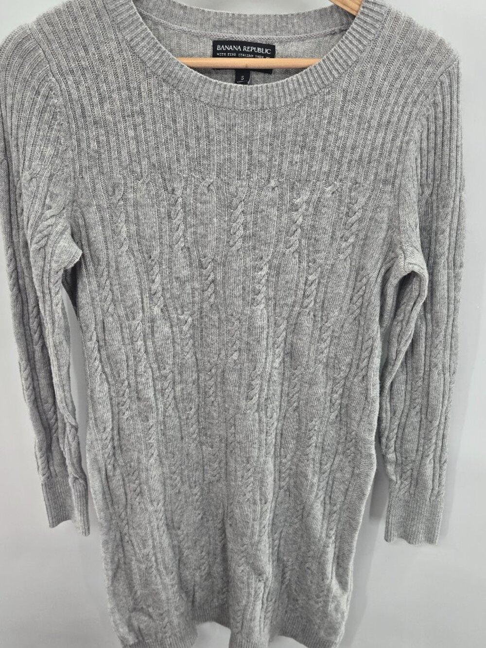 Banana Republic Filpucci Fine Italian Yarn Wool Cashmere Sweater Dress Small